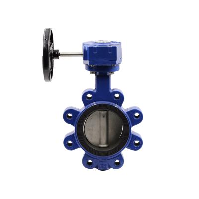 China Box General Operator Worm Gear Seal Butterfly Valve Soft Worm Gear Hook Butterfly Valve ANSI Standard for sale