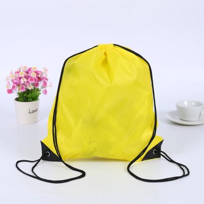 China Waterproof CUSTOM PRINTING Sports Backpack School Bag Folding Bags Marketing Promotion Shoulder Drawstring Shopping Backpack for sale