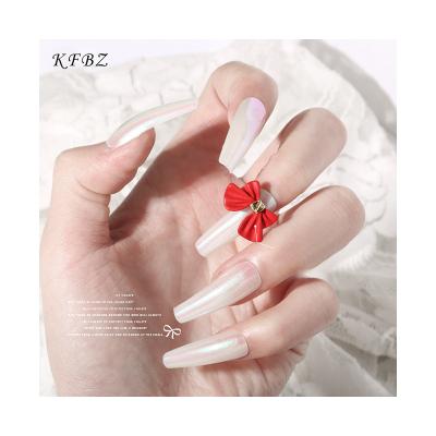 China 2022 New 3d Spray Nail Art Decoration Red Arc Flame Butterfly Painting Nail Finishing Alloy for sale