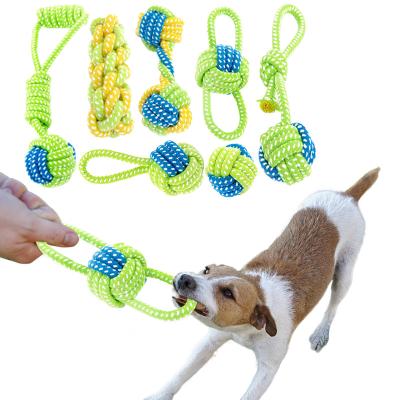 China Custom Hot Sale Viable Toy Knot Puppy Chew Teething Rope Toy For Dogs for sale