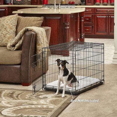 China Stainless Steel Breathable Dog Kennels Breathable Large Outdoor Pet Cages Carriers for sale