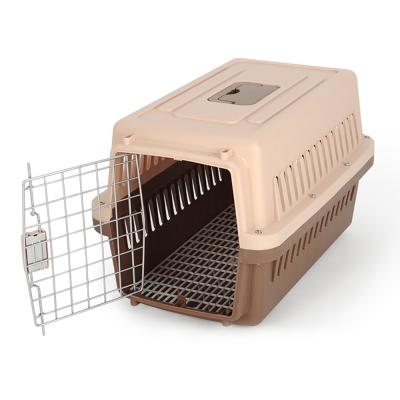 China 2021 Breathable Wholesale Cheap Stocked Portable Carriers And Airline Pet Cages Houses for sale