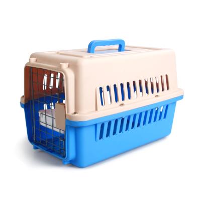 China Wholesale Breathable Heavy Duty Dog Cage Box Shipping Cat Dog Pet Airplane Plastic Pet Cages Carriers for sale