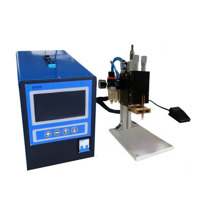 China Pneumatic Semi Automatic Machine Repair Shops Li Battery 18650 Spot Welding Machine For E-Bike Pack Weld Batteries Pack Butt Welds for sale