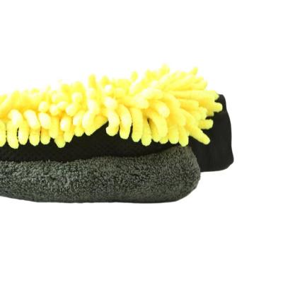 China Coral Mitts Lint Car Wash Microfiber and Scratch Free Premium Sponge G Love Cleaning Mitt for sale