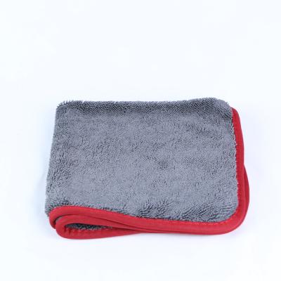 China High Quality Warranty Soft Quality China Microfiber Car Cleaning Towel With Covered Edge for sale