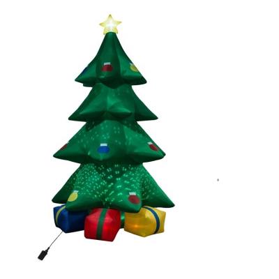 China Polyester Christmas Tree Inflatable Tree Outdoor Led Giant Christmas Decoration for sale