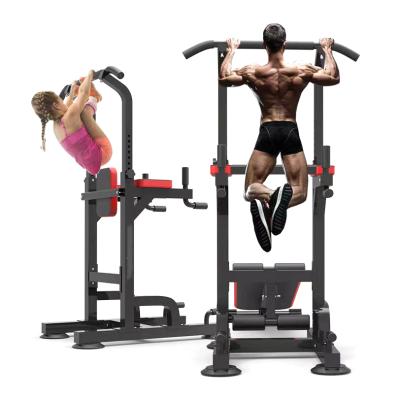 China FDFIT Durable Standard Hot Multi Functional Pull Up Station Home Gym Equipment Power Tower Dip Station With Bench zu verkaufen