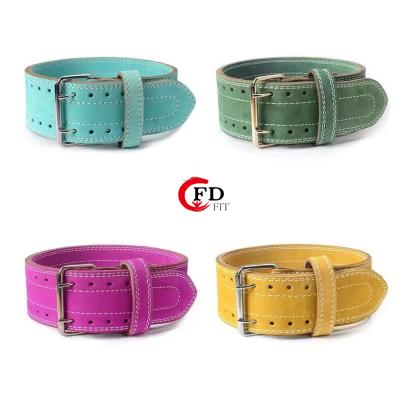 중국 FDFIT Pro Weightlifting Durable Genuine Leather Belt For Men And Women 판매용