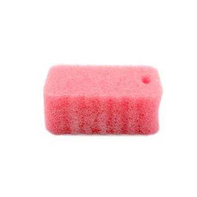 China Sustainable Pink Sponge Dish Washing Sponge Kitchen Cleaning Scouring Block Sweep For Washing Dishes for sale