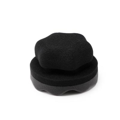 China reusable & SPONDUCT High Efficiency Black Tire Dressing Applicator Foam, Hexagon Car Sponge Pad, Car Tire Sponge Applicator China for sale