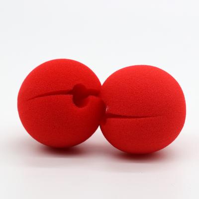 China promotional & Advertising Gifts Red Clown Nose Sponge With EN71 TestReport Circus Costume Carnival Gift Sponge for sale