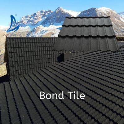 China Good Quality Contemporary Tile Roof Sheet Stone Coated Shingle Roofing Sheet Tile for sale