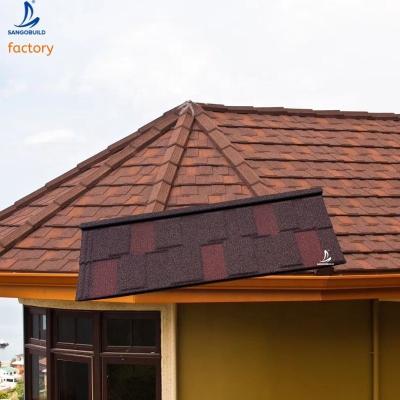 China Wholesale Modern Popular Modern Metal Roof Tiles Zimbabwe Stone Coated Coated Coated Roof Tile for sale