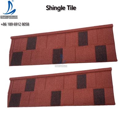 China Modern Stone Coated Cement Slate Roofing Tile Factory , Zinc Roof Tiles Zimbabwe Price for sale