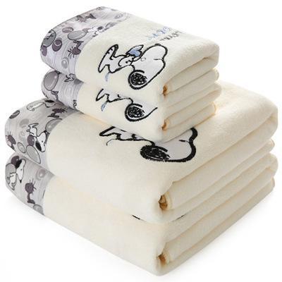 China Cute Compressed Cartoon Microfiber Bath Towel Super Soft Absorbent Thickened Beach Towel for sale