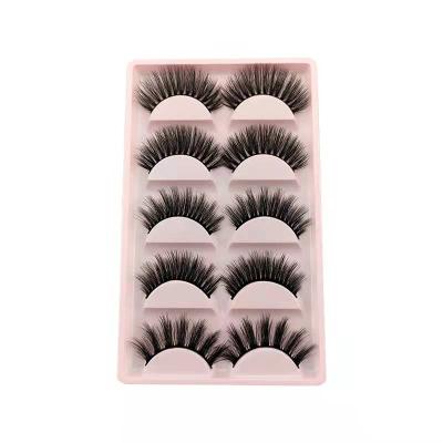 China Natural Lashes 3D Curl Wholesale Natural Looking Soft Eyelashes for sale