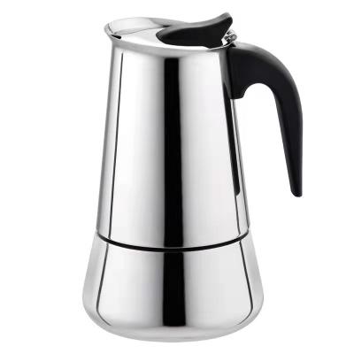 China WITH LID Stainless Steel Electric Espresso Coffee Maker Mocha Pot for sale