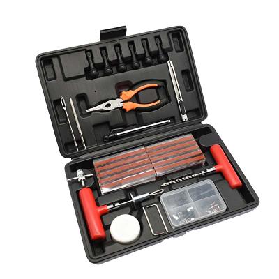 China Easy Carry Heavy Duty Tubeless Flat Tire Puncture Repair 98pcs Tire Patch Kit for sale