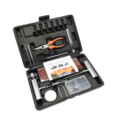 China Easy Carry 100 PiecesTubeless Tire Repair Kit Universal Car Motorcycle Vehicle Sting Kit Tools Set Emergency Tire Repair for sale