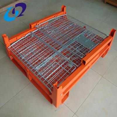 China Car Workshop/Industrial Stackable Wire Mesh Containers Warehouse Storage/Supermarket/Transportation Warehouse etc. for sale