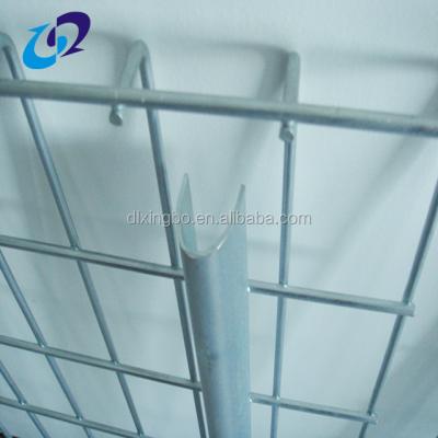 China Safer Industrial Warehouse Steel Storage Galvanized Wire Mesh Deck Railing for sale