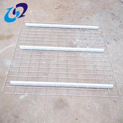 China Safer Heavy Duty Warehouse Galvanized Steel Wire Mesh Storage Platform For Racking for sale