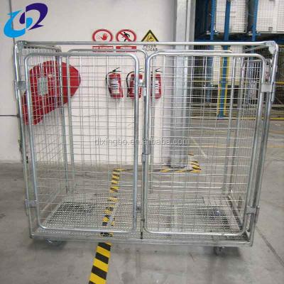 China Hotel and Storage Equipment Cargo Roll Cage / Container Trolley for sale