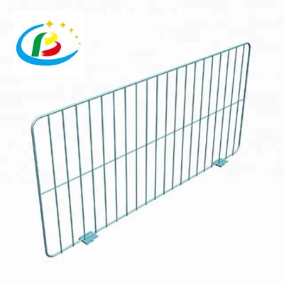 China Warehouse Storage Adjustable Galvanized Flexible Wire Shelf Mesh Decking Dividers for sale