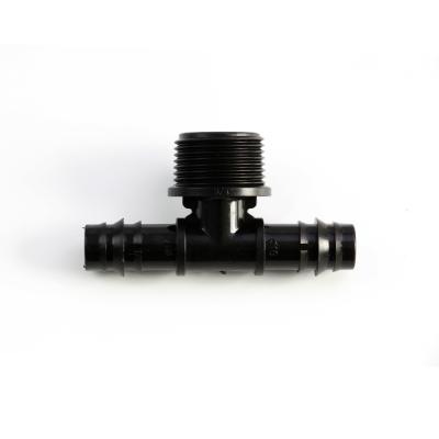 China Professional Agriculture Irrigaiton 16mm Drip Irrigation Fixture Burr Tee for sale