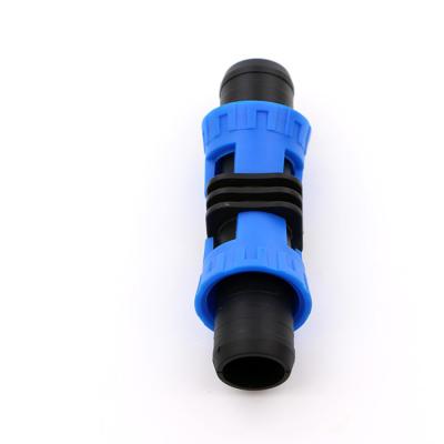 China Eco-Friendly High Quality Fittings For Drip Tape Irrigation System Quick Ring Coupling for sale