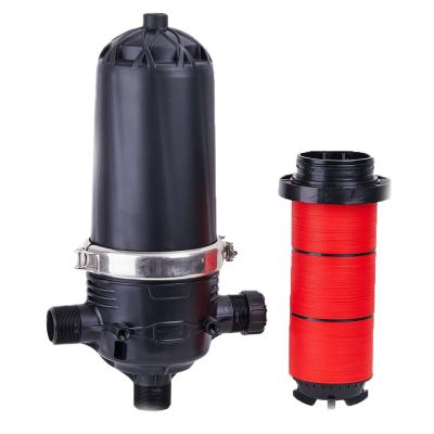 China Plastic Disc Mesh Water Filter Easy Installation Drip Irrigation System for sale