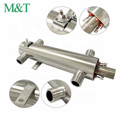 China Stainless Steel Instant 9kw Sanitary Hot Water Heater Pipe Fast Heating For Electric Heat Pump System for sale