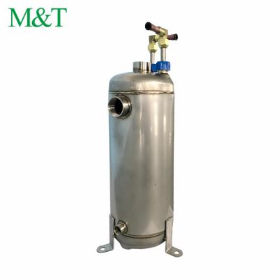 China Fast heating hot temp. Stainless Steel Shell Titanium Tube and Coil Swimming Pool Heat Exchanger for sale