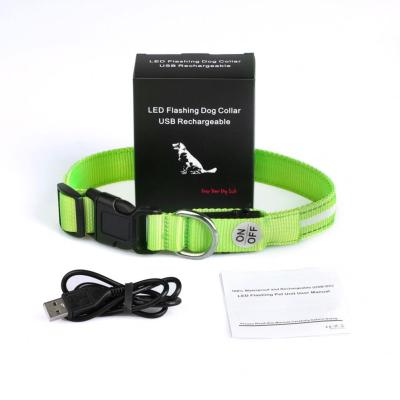 China Custom Reflective Logo Adjustable Pet Blank Plain Luxury Custom Nylon Dog Collar for sale