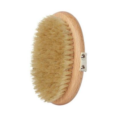 China All Natural Private Label Dry Skin Wooden Bath Sweep Natural Bristle Sisal Wooden Body Brush Cellulite Exfoliating Body Brush for sale