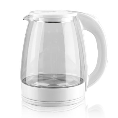 China 360 Degree Rotation Base Factory Customized 2.0L 2200W Fast Boiling Electric Kettle Wholesale Electric Glass Kettle Household Appliances for sale