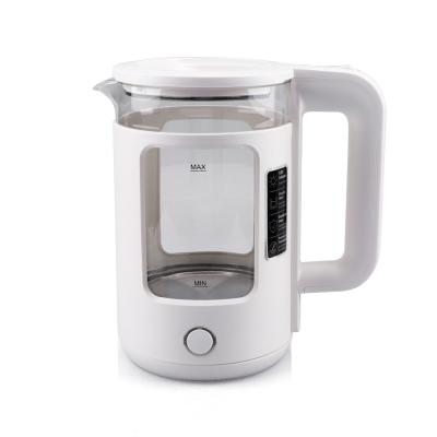 China Hot-selling Glass Electric Water Kettle 360 ​​Degree Rotation Base 2021 2000W 2.0L Electric Water Kettle Kitchen Appliances for sale