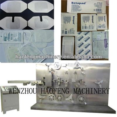 China MULTIFUNCTIONAL High Speed ​​Medical Wound Dressing Netting & Non-woven/PU Packing Machine for sale