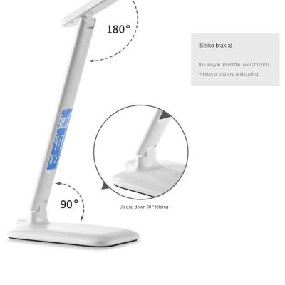 China European Modern USB LED Desk Lamp Folding LED Desk Lamp Contemporary Cordless Fill Flexible Dimmable Desk Lamp for sale