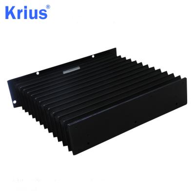 China Flexible Krius Accordion Plastic Bellows Cover Shield Bellows Covers For CNC for sale