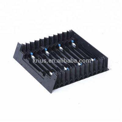 China These covers have a long travel range. Length ratio is 1:10 CNC machine customized flexible accordion machine bellows covers protect guide for sale