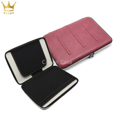 China Carrying Sleeve Burgundy Waterproof EVA Hard Custom Laptop Protective Case for sale