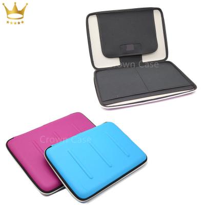 China Custom Hard Sleeve Polyester EVA Laptop Sleeve Shockproof Carrying Case For Chromebook for sale