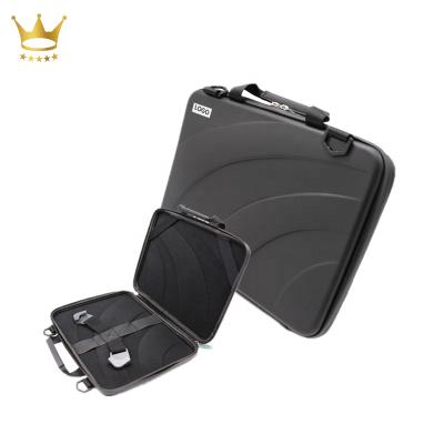 China Shockproof EVA Protective Laptop Sleeve Case Bag 11.6 Inch Polyester Waterproof Permanent Shockproof Protector Black for sale