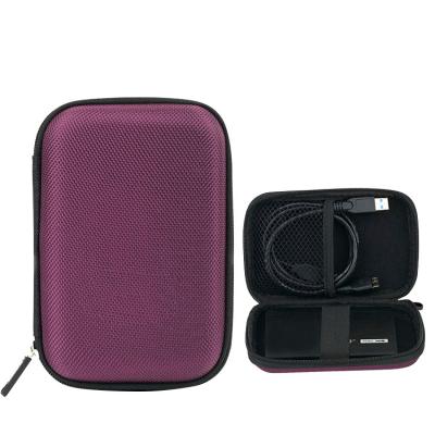 China EVA Molded Fashionable Purple Latest Durable EVA Hard Disk Drive Case Outdoor HDD Carry Case for sale