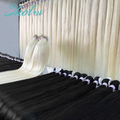 China Buyt 12a Mink Virgin Brazilian Silky Kinky Straight Hair Weave Bundle Online Silky Straight Hair Weave Bundles Peruvian Brazilian Hair Bundles for sale