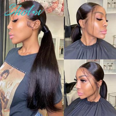 China Body Wave Dark Brown Virgin Hair Lace Wig Pre Plucked And Bleached Knnots, Water Wave Hair Bundle Wig Cheap Seller for sale