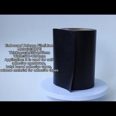 China HDPE Embossed Thermal Release Film PE Pet Laminated Film Bitumen Membranes for sale