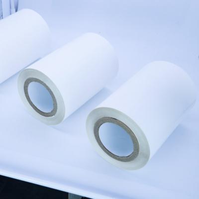 China 265um Milk White Cross Laminated Film For Label Printing for sale